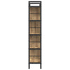 Kirjahylly 9 tasoa 75 x 30 x 156 cm Tekninen puu Artisan tammi