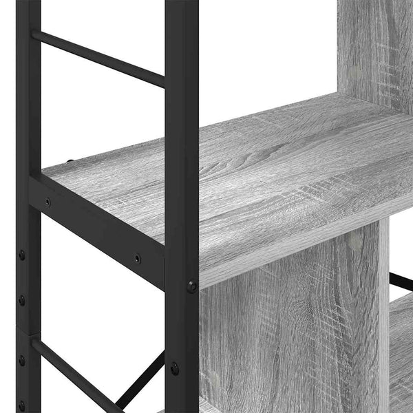 Kirjahylly Harmaa Sonoma 75 x 30 x 123,5 cm Tekninen puu