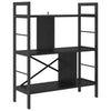 Kirjahylly 5 tasoa 75 x 30 x 91 cm Tekninen puu Musta tammi.