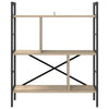 Kirjahylly 5 tasoa 75 x 30 x 91 cm Tekninen puu Sonoman tammi