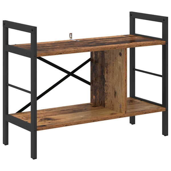 Kirjahylly 3 tasoa 75 x 30 x 58,5 cm Tekninen puu Vanha Puu