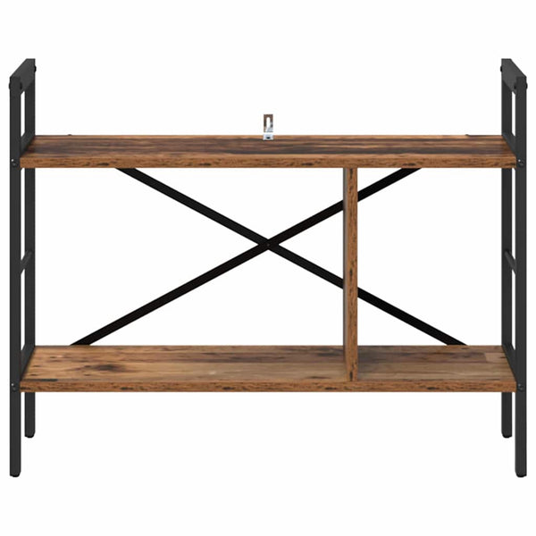 Kirjahylly 3 tasoa 75 x 30 x 58,5 cm Tekninen puu Vanha Puu