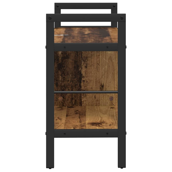 Kirjahylly 3 tasoa 75 x 30 x 58,5 cm Tekninen puu Vanha Puu