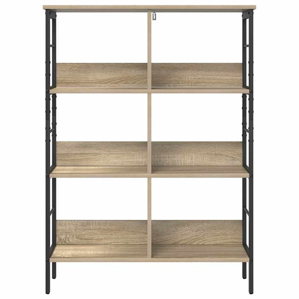 Kirjahylly 6 tasoa 82 x 32 x 112 cm Tekninen puu Sonoman tammi