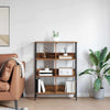 Kirjahylly 6 tasoa 82 x 32 x 112 cm Tekninen puu Vanha Puu