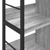 Kirjahylly 4 tasoa 82 x 32 x 79 cm Tekninen puu Harmaa Sonoma