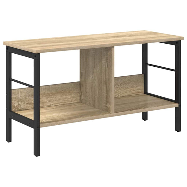 Kirjahylly 2 tasoa 82 x 32 x 47 cm Tekninen puu Sonoman tammi