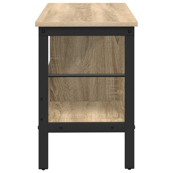 Kirjahylly 2 tasoa 82 x 32 x 47 cm Tekninen puu Sonoman tammi