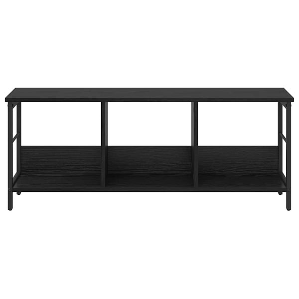 Kirjahylly 3 tasoa 102 x 32 x 40,5 cm Tekninen puu Musta tammi.
