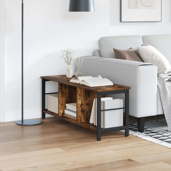 Kirjahylly 3 tasoa 102 x 32 x 40,5 cm Tekninen puu Savupähkinä