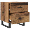 Yöpöytäkaappi 2 kpl Vanha puu 40 x 35 x 47.5 cm Tekninen puu