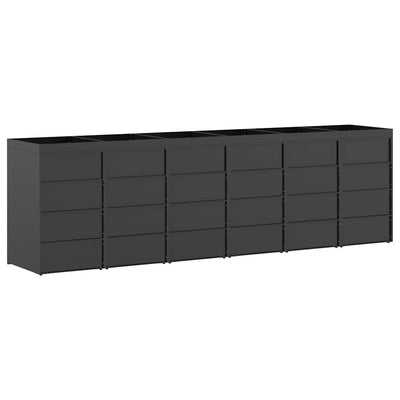 Roskakuskin säilytys 6:lle astiassa Antrasiitti