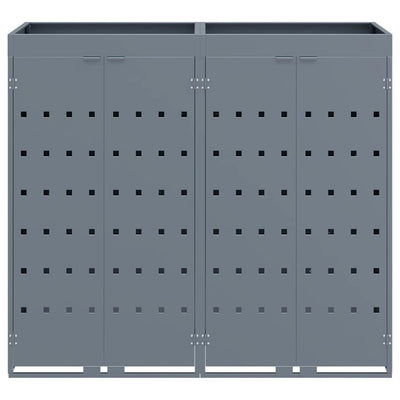 Roskakuskin säilytys 2:lle astiassa Vaaleanharmaa