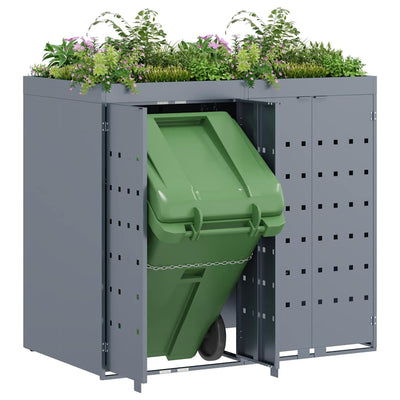 Roskakuskin säilytys 2:lle astiassa Vaaleanharmaa