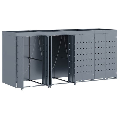 Roskakuskin säilytys 4:lle astiassa Vaaleanharmaa