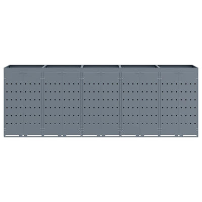 Roskakuskin säilytys 5:lle astiassa Vaaleanharmaa