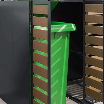 Roskakuskin säilytys 3:lle astiassa Antrasiitti