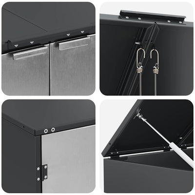 Roskakuskin säilytys 3:lle astiassa Antrasiitti