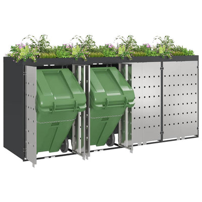 Roskakuskin säilytys 3:lle astiassa Antrasiitti