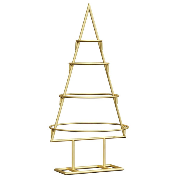 Metallinen joulukuusi Kulta 60 cm Jauhemaalattu teräs