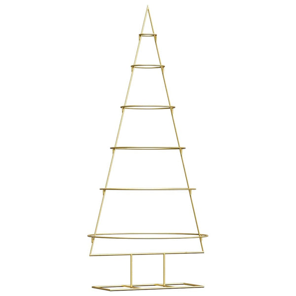 Metallinen joulukuusi Kulta 148 cm Jauhemaalattu teräs
