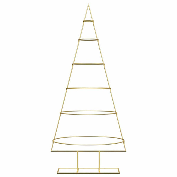 Metallinen joulukuusi Kulta 148 cm Jauhemaalattu teräs