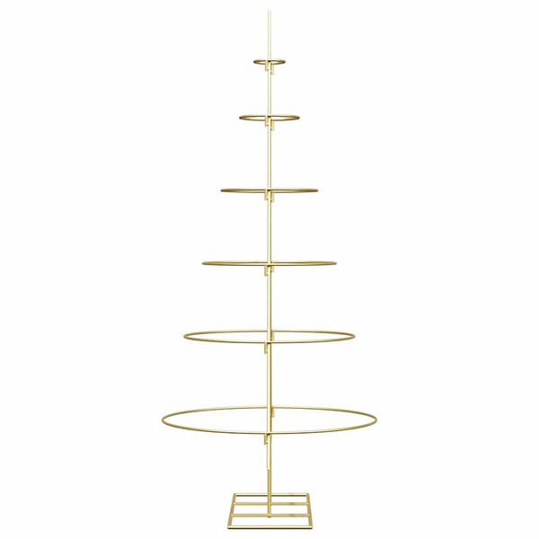 Metallinen joulukuusi Kulta 148 cm Jauhemaalattu teräs