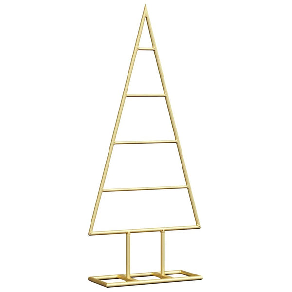 Metallinen joulukuusi Kulta 60 cm Jauhemaalattu teräs