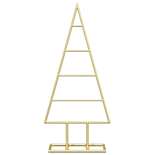 Metallinen joulukuusi Kulta 60 cm Jauhemaalattu teräs
