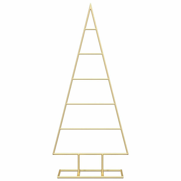 Metallinen joulukuusi Kulta 90 cm Jauhemaalattu teräs