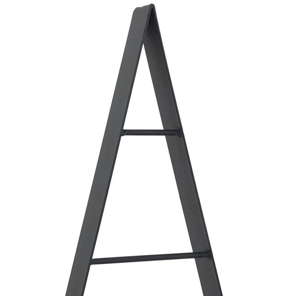Metallinen joulukuusi Musta 125,5 cm Teräs