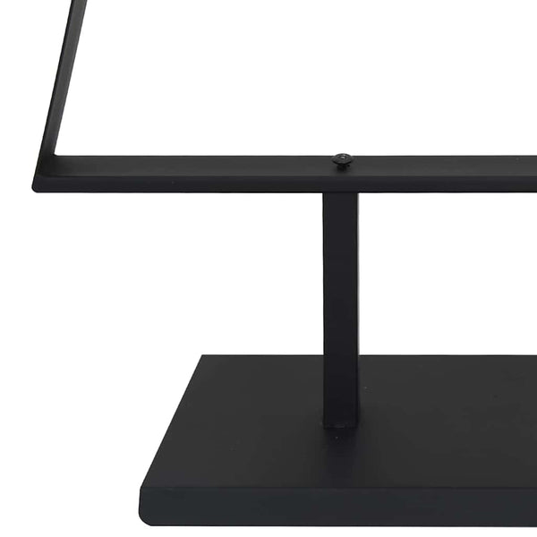 Metallinen joulukuusi Musta 180 cm Teräs