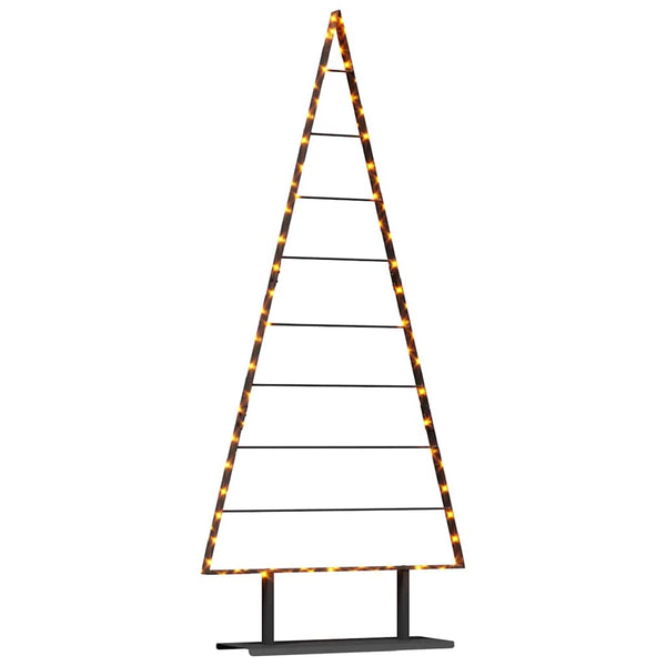 Metallinen joulukuusi Musta 180 cm Teräs