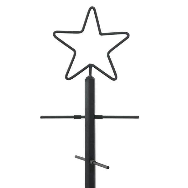 Metallinen joulukuusi Musta 59,5 cm Jauhemaalattu teräs