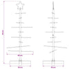 Metallinen joulukuusi Musta 89 cm Jauhemaalattu teräs