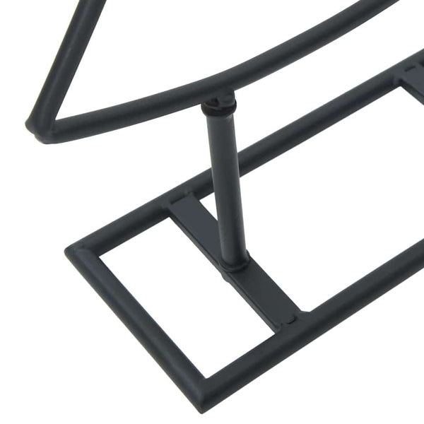 Metallinen joulukuusi Musta 125 cm Teräs