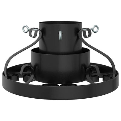 Musta joulukuusen jalusta Polie 40x40x21cm (teräs)