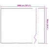 Itseliimautuva ikkunakalvo Frostatut raidat 90 x 2000 cm
