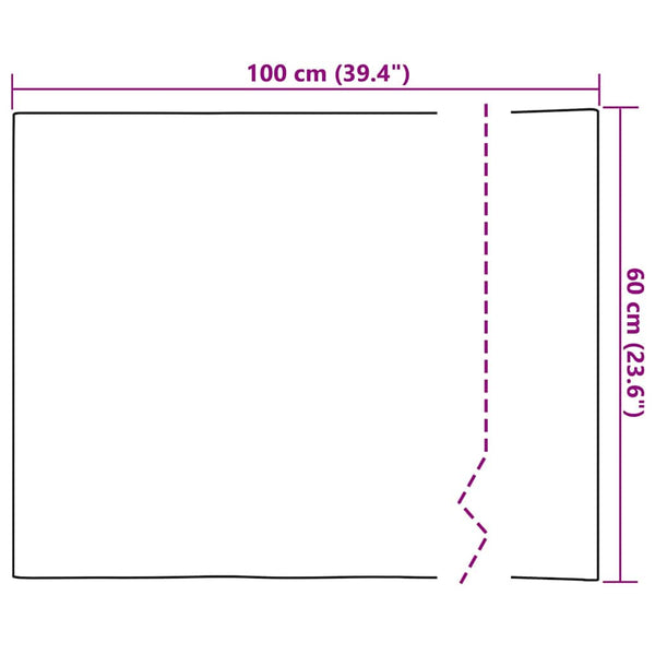 Itsekiinnittyvä peilifilmi 60 x 100 cm 2 kpl Hopea PET