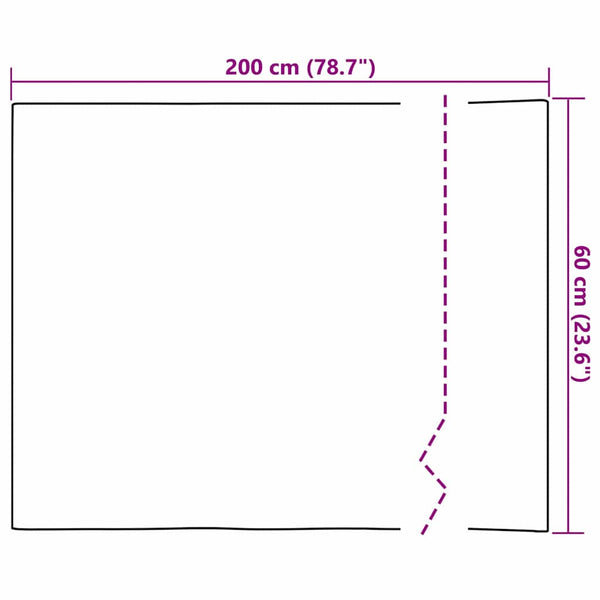 Itseliimautuva peilien kalvo 60 x 200 cm 2 kpl Hopea PET