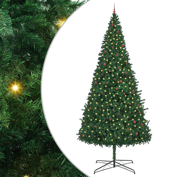Joulukuusi Vihreä 400 cm Polyvinyylikloridi