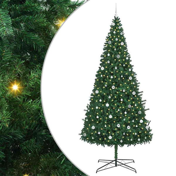 Joulukuusi Vihreä 400 cm Polyvinyylikloridi