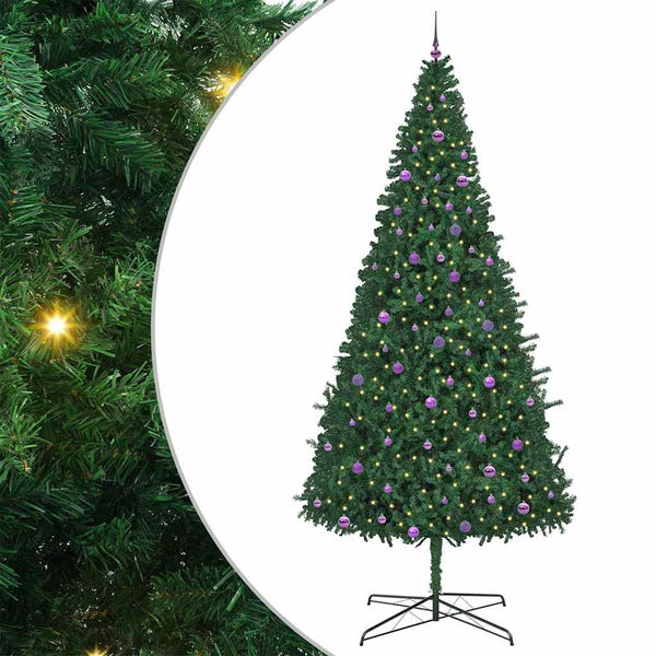 Joulukuusi Vihreä 400 cm Polyvinyylikloridi