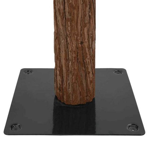 Kapea joulupuu Vihreä 210 cm PVC ja massiivipetäjä