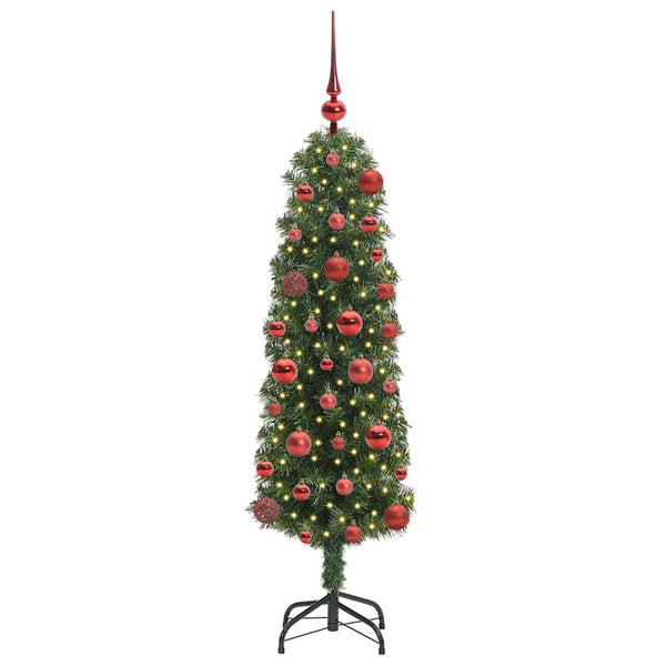Tekojoulukuusi jalustalla Vihreä 120 cm PVC, teräs ja muovi