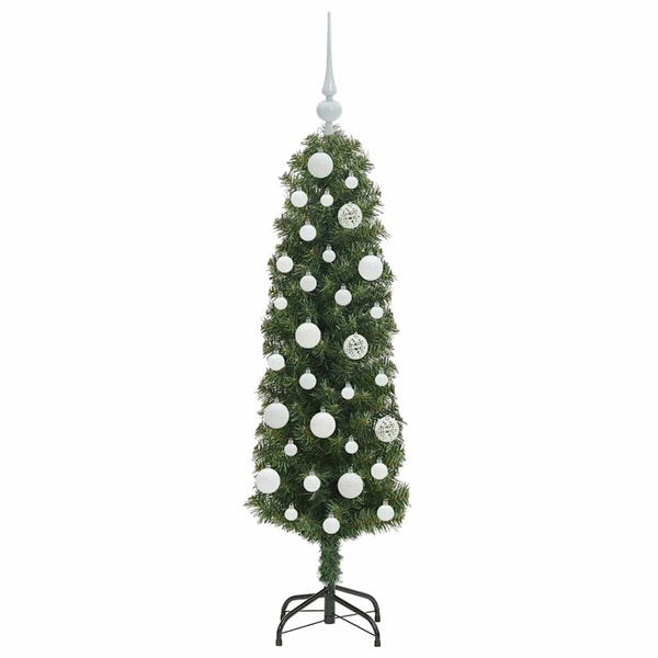 Tekojoulukuusi jalustalla Vihreä 120 cm PVC, teräs ja muovi