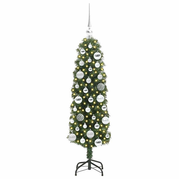Tekojoulukuusi jalustalla Vihreä 120 cm PVC, teräs ja muovi