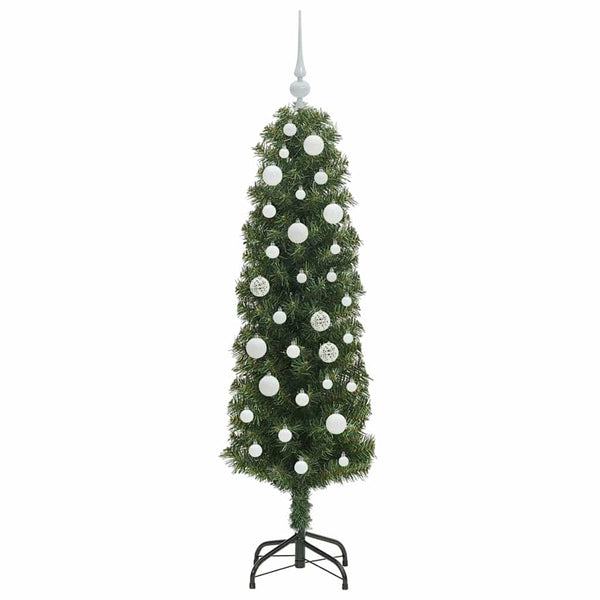 Tekojoulukuusi jalustalla Vihreä 150 cm PVC, teräs ja muovi