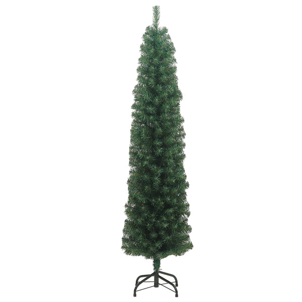 Tekojoulukuusi jalustalla Vihreä 180 cm PVC, teräs ja muovi