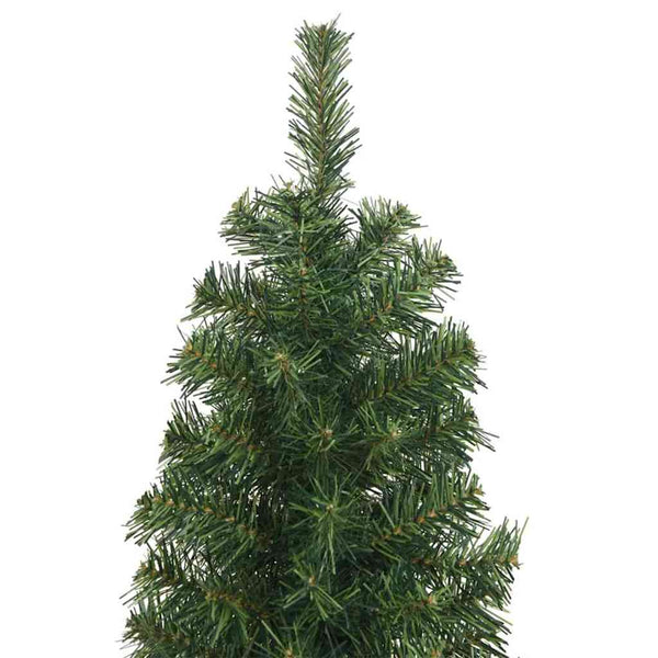 Tekojoulukuusi jalustalla Vihreä 180 cm PVC, teräs ja muovi